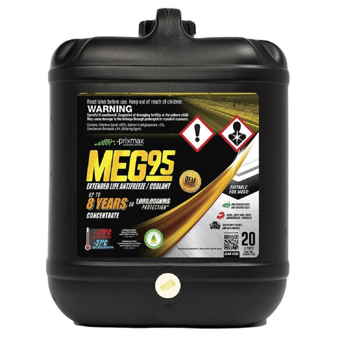 PrixMax MEG95 Anti-Freeze Coolant