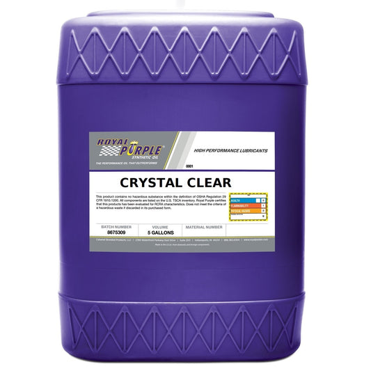 Royal Purple Crystal Clear Oil