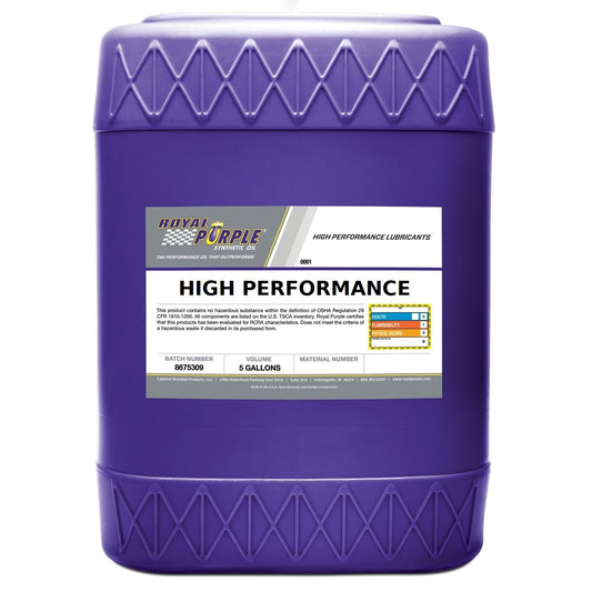 Royal Purple High Performance Motor Oil