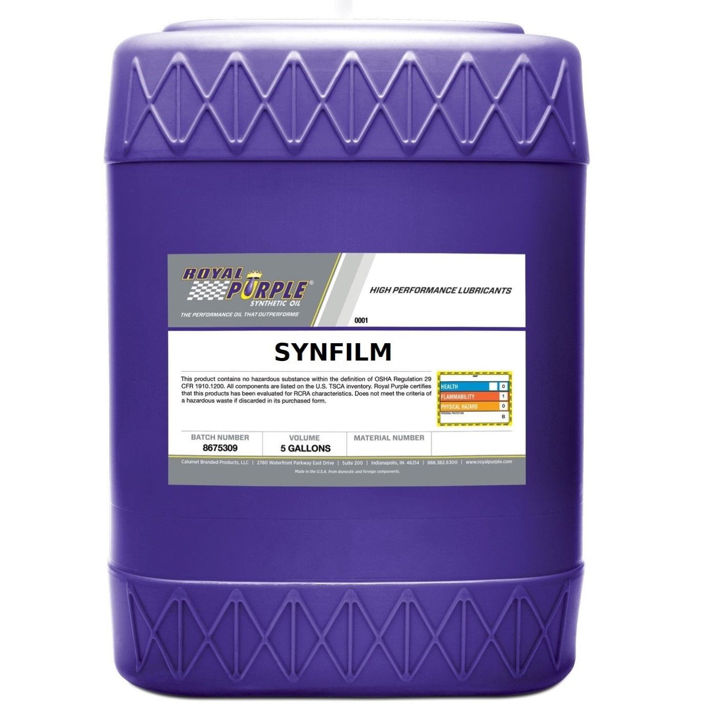 Royal Purple Synfilm Oil